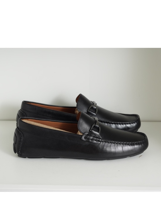 Allen Edmonds Lando Black Leather Bit Driver Loafers Men\'s US 10.5 D main image 6